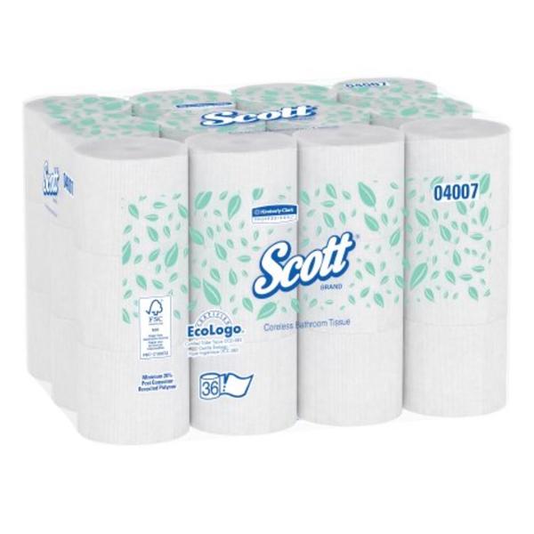 Toilet Tissue Coreless Scott White 36/Ca